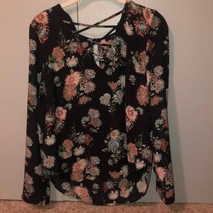Black Forever 21 Blouse